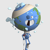 Earth . 3D, Animation, and Art Direction project by Patricia Liébana - 03.16.2022