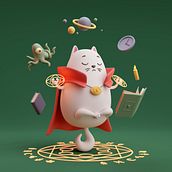 My project for course: 3D Character Creation in Blender Ein Projekt aus dem Bereich 3D, Design von Figuren, 3-D-Modellierung, Design von 3-D-Figuren und 3-D-Design von Radu Mocanu - 04.03.2022