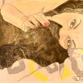 Adry. Portrait Drawing, Realistic Drawing, and Colored Pencil Drawing project by Yolanda González - 03.16.2022