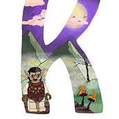 Mein Kursprojekt: Illustrationen für Kinder: Gestalte eine dekorative Typografie. Un proyecto de Lettering, Ilustración digital, Ilustración infantil y Narrativa de Sandra Müller - 16.03.2022