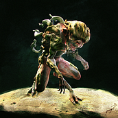 Mi Proyecto del curso: Modelado en ZBrush: del concept art a la criatura final. 3D, 3D Modeling, Video Games, Concept Art, and 3D Character Design project by George Parra - 03.12.2022