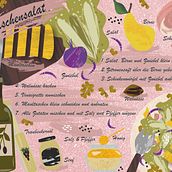 My project for course: Illustrated Recipes: Making Delicious Art . % Katrin Becher tarafından hazırlanan Geleneksel illüstras, on, İnfografikler, Vektör İllüstras, onu, Çizim, Dijital İllüstras, on, Dijital Bo, ama, Eskiz defteri, Mürekkep İllüstras, onu, Doğalcı İllüstras, Ve on projesi - 03.17.2022