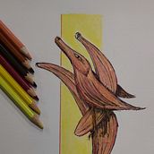 Mein Kursprojekt: Surrealistische Illustration mit Naturinspiration. Traditional illustration, Pencil Drawing, Drawing, Artistic Drawing, Naturalistic Illustration, and Colored Pencil Drawing project by Dariusz Debowski - 03.17.2022