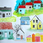Mój projekt z kursu: Techniki ilustracji przełamujące blokady twórcze Ein Projekt aus dem Bereich Design, Traditionelle Illustration, Bildende Künste, Malerei, Kreativität, Kreativität mit Kindern und Sketchbook von Magdalena Nawrocka - 17.03.2022