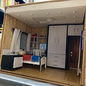 Quarto de estudante. Design, and Architecture project by Marcelo Silva - 03.06.2022