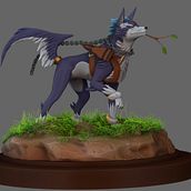 Repede. 3D Character Design, 3D, Sculpture, and 3D Modeling project by Adriano Cavalcanti de Oliveira - 03.17.2022