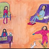 Mon projet du cours : Création de personnages à partir de dessins d'observation. Traditional illustration, Character Design, Drawing, and Sketchbook project by Anie Tor - 03.17.2022