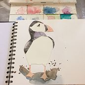 My project for course: Creative Watercolor Sketching for Beginners. Un proyecto de Ilustración tradicional, Bocetado, Creatividad, Dibujo, Pintura a la acuarela y Sketchbook de Jade Zehnder - 27.04.2023