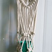 Mi Proyecto del curso: Diseño de accesorios en macramé Ein Projekt aus dem Bereich Erweiterungsentwicklung, H, werk, Dekoration von Innenräumen, Weben, Makramee und Textildesign von loliestevez100 - 18.03.2022