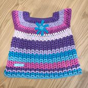 Meu projeto do curso: Técnicas de crochê para criar roupas coloridas. Un proyecto de Diseño de moda, Tejido, DIY, Crochet y Diseño textil de vitalformacmd - 15.03.2022