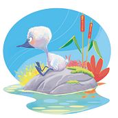 digital illustration the ugly duck. Traditional illustration project by Marco Bregolato - 10.10.2021