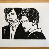 Mi Proyecto del curso: Retratos en xilografía. Un progetto di Illustrazione tradizionale, Artigianato, Belle arti, Stampa, Disegno di ritratti, Incisione e Illustrazione con inchiostro di marcmarc - 18.03.2022