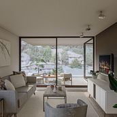 Fotorrealismo Living. Un progetto di Architettura, Modellazione 3D, Architettura digitale, Progettazione 3D e ArchVIZ di Nicole Eujenio - 18.03.2022