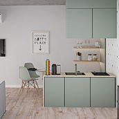 Cocina. Un progetto di Architettura, Architettura d'interni, Architettura digitale e ArchVIZ di oliveraclaudio_art - 18.03.2022