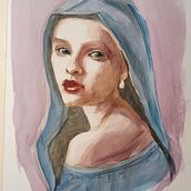 Il mio progetto del corso:  Ritratti ad acquerello: cattura la personalità del tuo soggetto. Fine Arts, Painting, Watercolor Painting, and Portrait Drawing project by silvia_art - 03.18.2022
