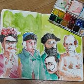 My project for course: Illustration Techniques to Unlock your Creativity. Un progetto di Design, Illustrazione tradizionale, Belle arti, Pittura, Creatività, Creatività con i bambini e Sketchbook di Lorenzo - 18.03.2022