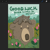 My project for course: Greeting Card Design: Illustrate and Sell Your Collection. Un projet de Design , Illustration traditionnelle, Br, ing et identité, Conception éditoriale, Design graphique et Illustration numérique de kkingston373 - 19.03.2022