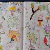 Meu projeto do curso: Técnicas de ilustração para desbloquear sua criatividade. Traditional illustration, Painting, Creativit, and Sketchbook project by igormfbarros - 03.16.2022