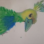 Mi Proyecto del curso: Técnicas experimentales de acuarela para principiantes. Traditional illustration, Fine Arts, Watercolor Painting, and Naturalistic Illustration project by Karol Stefany Juárez Loro - 03.19.2022