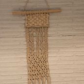 Mi Proyecto del curso: sencillez al macramé: creación de un tapiz decorativo. Accessor, Design, Arts, Crafts, Interior Design, Decoration, Fiber Arts, and Textile Design project by evaborras69 - 03.19.2022