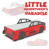 LAP- Liitle Adventurer`s Paradise Car Bed. Un progetto di Design e creazione di mobili e Design di Ajaya Sharma - 05.03.2021