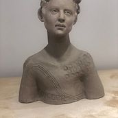 My project for course: Introduction to Clay Figurative Sculpture. Fine Arts, and Sculpture project by Lori Fox - 06.22.2022