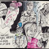 Mein Kursprojekt: Figuren zeichnen für Anfänger: Körper und Gesicht. Traditional illustration, Character Design, Pencil Drawing, and Drawing project by Annette Brockmann - 03.20.2022