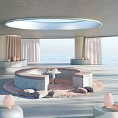Mi Proyecto del curso: ArchViz de interiores: crea diseños 3D surrealistas con Blender. Een project van Architectuur, Interactief ontwerp, Digitale architectuur y Architecturale visualisatie van jadecoromoto - 20.03.2022