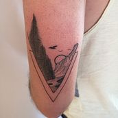 Linea y puntillismo . Un proyecto de Ilustración tradicional, Diseño de tatuajes y Dibujo de Leire Mancisidor rodriguez - 10.03.2022