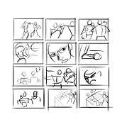 My project for course: Introduction to Storyboarding. Projekt z dziedziny Trad, c, jna ilustracja,  Manager art, st, czn, Produkcja audiowizualna, Ilustracja c, frowa, Stor, board, Concept art, R, sunek c i frow użytkownika Isabel - 10.03.2022