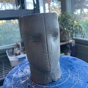 My project for course: Introduction to Clay Figurative Sculpture. Fine Arts, and Sculpture project by JoEllen DeNicola - 03.12.2022