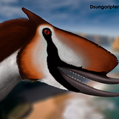 Dsungaripterus weii. Een project van Traditionele illustratie, Digitale illustratie, Digitale tekening y  Digitaal schilderij van Carlos - 18.03.2022