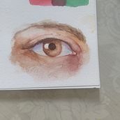 Mi Proyecto del curso: Retratos en acuarela: captura la personalidad de tu modelo. Un proyecto de Bellas Artes, Pintura, Pintura a la acuarela y Dibujo de Retrato de auroradeleoncamaron - 21.03.2022