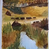 Mi Proyecto del curso: Paisajes naturales en acuarela. Un projet de Beaux Arts, Peinture , et Aquarelle de Marcos - 21.03.2022