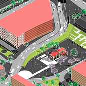 Mi Proyecto del curso: Dibujo y modelado de entornos urbanos con AutoCAD y SketchUp . % Samanta Paco tarafından hazırlanan Mimarlık, Pe, zaj Mimarisi, 3D Modelleme, Dijital Mimarlık, Mimari İllüstras, on, Ve ArchVIZ projesi - 03.18.2022