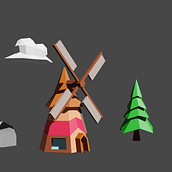 Mi Proyecto del curso: Modelado de escenarios low poly para videojuegos. Un proyecto de 3D y Modelado 3D de salcedofabian982 - 17.03.2022