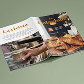 La Colazione Magazine. Design, Editorial Design, Graphic Design, T, and pograph project by Vincenzo Misuraca - 03.22.2022