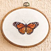 Meu projeto do curso: Técnicas de bordado realista. Traditional illustration, Embroider, and Textile Design project by Tatiana Lima Caloni - 03.22.2022