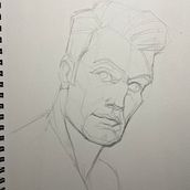 My project for course: Artistic Portrait Drawing: Capture Authentic Expressions. Traditional illustration, Fine Arts, Sketching, Pencil Drawing, Drawing, Portrait Drawing, Realistic Drawing, Artistic Drawing, and Figure Drawing project by Jack Whitney - 03.23.2022