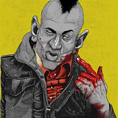 TRAVIS BICKLE - TAXI DRIVER. Un progetto di Design, Illustrazione tradizionale e Cinema, video e TV di Daniel Pérez - 22.03.2022