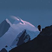Thru-hiking . Traditional illustration project by Louise Coghill - 03.23.2022