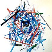 Laser Eyes. Un projet de Design , Illustration traditionnelle, Publicité, Photographie , et Collage de Plan Collage - 23.03.2022