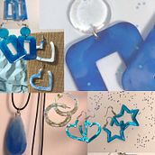 Mi Proyecto del curso: Diseño de joyería en resina. Un progetto di Design di accessori, Artigianato, Design di gioielli e DIY di mjperabadjurado - 23.03.2022