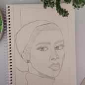 Meu projeto do curso: Caderno de retratos: explore o rosto humano. Un proyecto de Bocetado, Dibujo, Dibujo de Retrato, Dibujo artístico y Sketchbook de brenda_kob - 21.03.2022