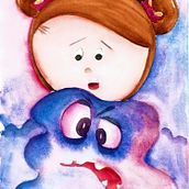Aguas e cores - Ilustrações em aquarela. Un projet de Illustration traditionnelle, Animation , et Beaux Arts de Candida Calixto Olimpio de Lima - 23.03.2022