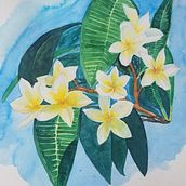 My project for course: Negative Watercolor Painting for Botanical Illustration. Traditional illustration, Watercolor Painting, and Botanical Illustration project by variation - 03.23.2022
