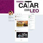 VAMOS A CATAR CON LEO (IDENTIDAD). Design, Advertising, Br, ing, Identit, and Art Direction project by Estudio Mayahuel - 01.01.2018