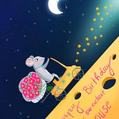 Mein Kursprojekt: Glückwunschkarten:  Illustriere und verkaufe deine Kollektion. Un proyecto de Diseño, Ilustración tradicional, Br, ing e Identidad, Diseño editorial, Diseño gráfico e Ilustración digital de Felicita - 24.03.2022