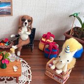 Meu projeto do curso: Feltragem com agulha: criação de personagens com lã e agulha. Arts, Crafts, To, Design, Needle Felting, and Textile Design project by Lisandre Freitas Batista - 03.20.2022