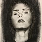 My project for course: Artistic Charcoal Portraiture: Creating Atmosphere. Traditional illustration, Fine Arts, Drawing, Portrait Drawing, Realistic Drawing, and Artistic Drawing project by Darlene - 03.24.2022